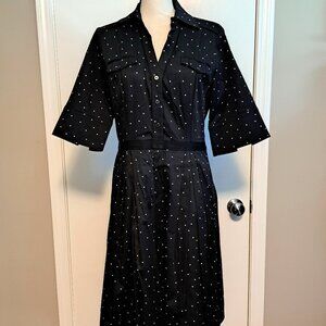 White House Black Market Polka Dot Dress